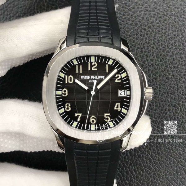 Replica Patek Philippe Aquanaut 5167a 001 3k Factory Rubber Strap (1)