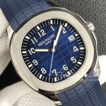 Replica Patek Philippe Aquanaut 5168g 001 3k Factory Blue Strap (4)