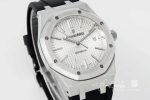 Replica Audemars Piguet Royal Oak 15400 Aps Factory White Dial Silver Bezel (2)