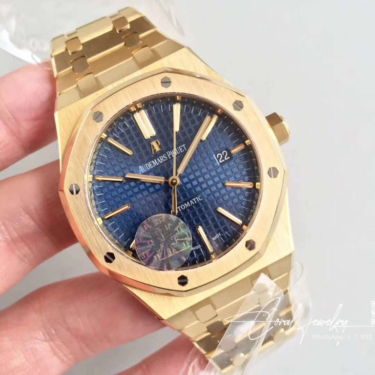 Replica Audemars Piguet Royal Oak 15400or Jf Factory Gold Case (2)