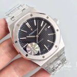 Replica Audemars Piguet Royal Oak 15400st.oo.1220st.01 Jf Factory V5 Black Dial (2)