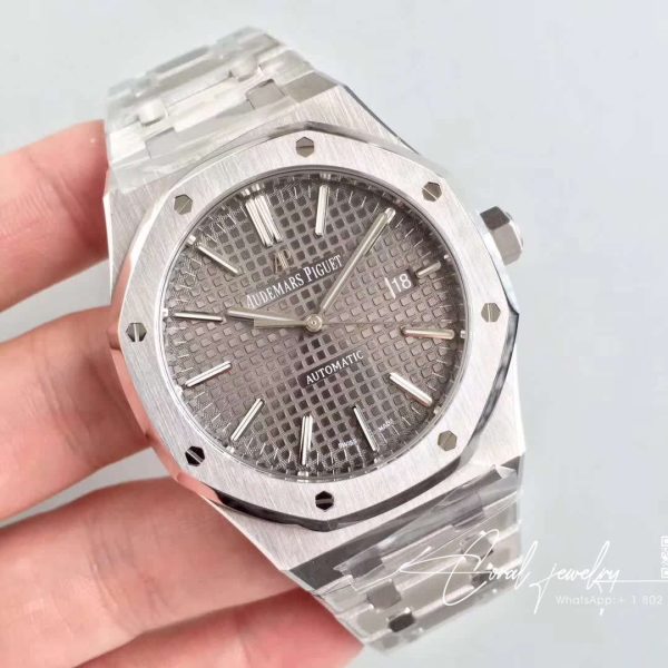 Replica Audemars Piguet Royal Oak 15400st.oo.1220st.04 Jf Factory Black Dial (2)