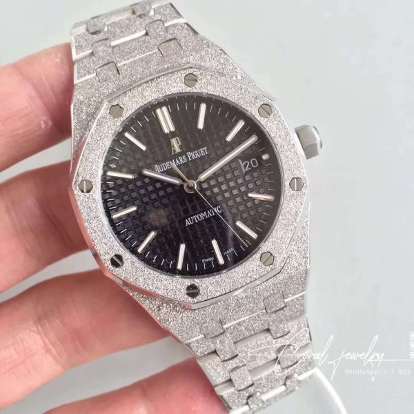 Replica Audemars Piguet Royal Oak 15410 Aps Factory Black Dial (2)