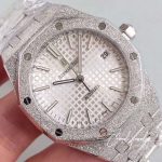 Replica Audemars Piguet Royal Oak 15410 Aps Factory White Dial (4)