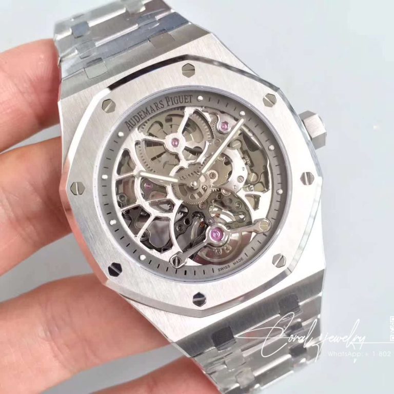 Replica Audemars Piguet Royal Oak 26518st.oo.1220st.01 Tourbillon Skeleton Dial (2)