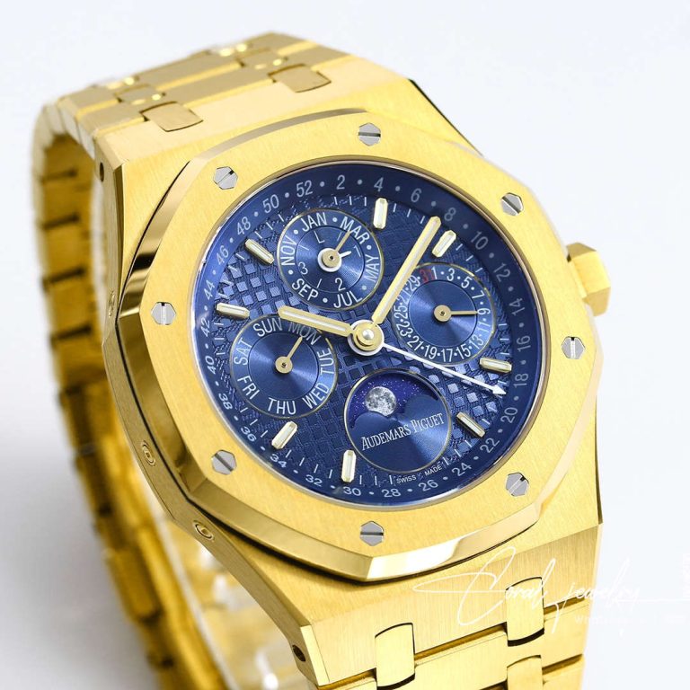 Replica Audemars Piguet Royal Oak 26574ba.oo.1220ba.01 Aps Factory Blue Dial (2)