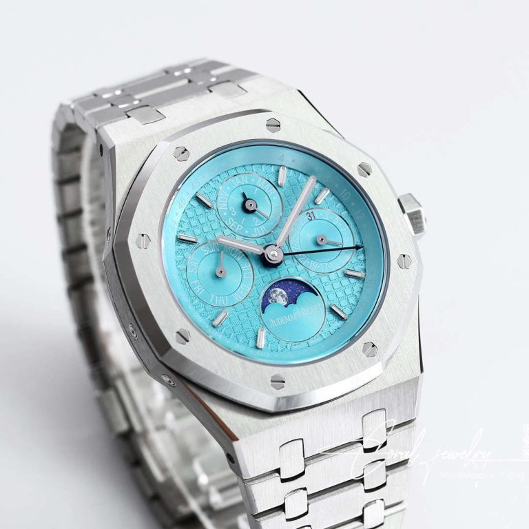 Replica Audemars Piguet Royal Oak 26613st.oo.1220st.01 Aps Factory Blue Dial (2)