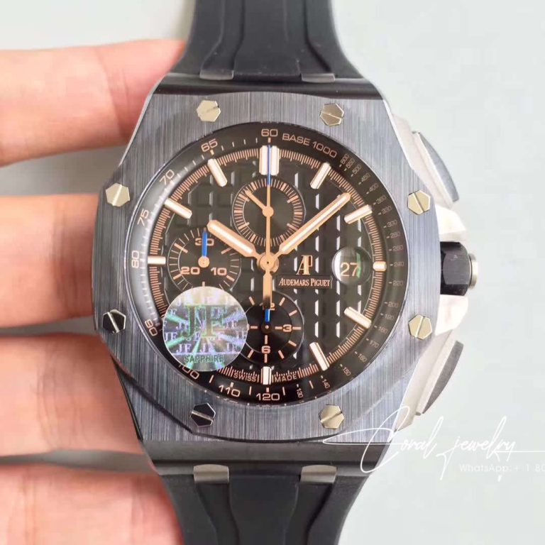 Replica Audemars Piguet Royal Oak Offshore 26405ce.oo.a002ca.02 Jf Factory V2 Black Dial (1)