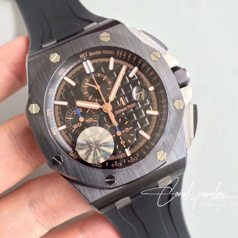 Replica Audemars Piguet Royal Oak Offshore 26405ce.oo.a002ca.02 Jf Factory V2 Black Dial (2)