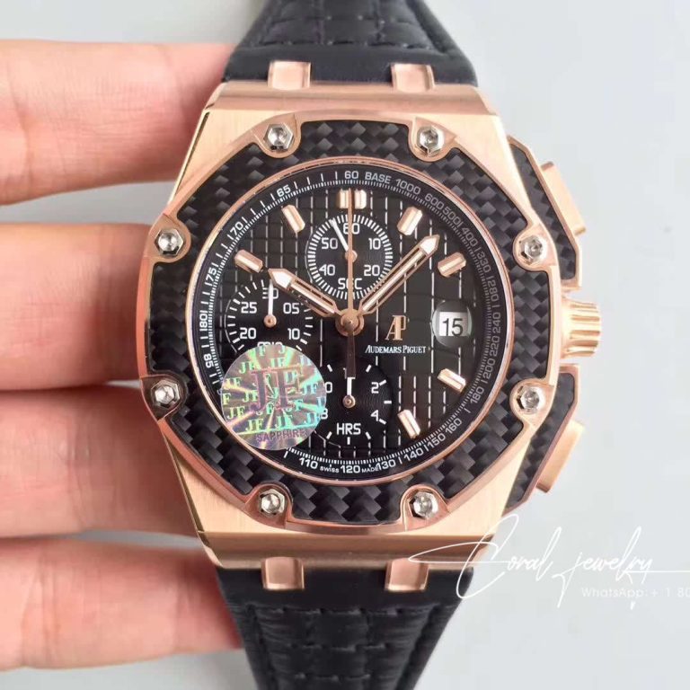 Replica Audemars Piguet Royal Oak Offshore Juan Pablo Montoya 26030ro.00.d001in.01 Jf Factory V2 Black Dial (1)