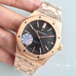 Replica Audemars Piguet Royal Oak Rose Gold 15450 Jf Factory V5 Black Dial (3)