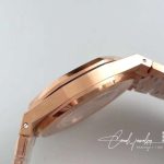 Replica Audemars Piguet Royal Oak Rose Gold 15450 Jf Factory V5 Black Dial (5)