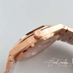 Replica Audemars Piguet Royal Oak Rose Gold 15450 Jf Factory V5 Black Dial (6)