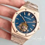 Replica Audemars Piguet Royal Oak Tourbillon Extra Thin 26522 R8 Factory Blue Dial (3)