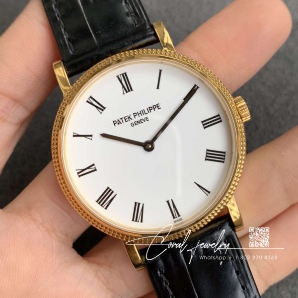 Replica Patek Philippe Calatrava 5119g 002 Rose Gold White Dial (2)