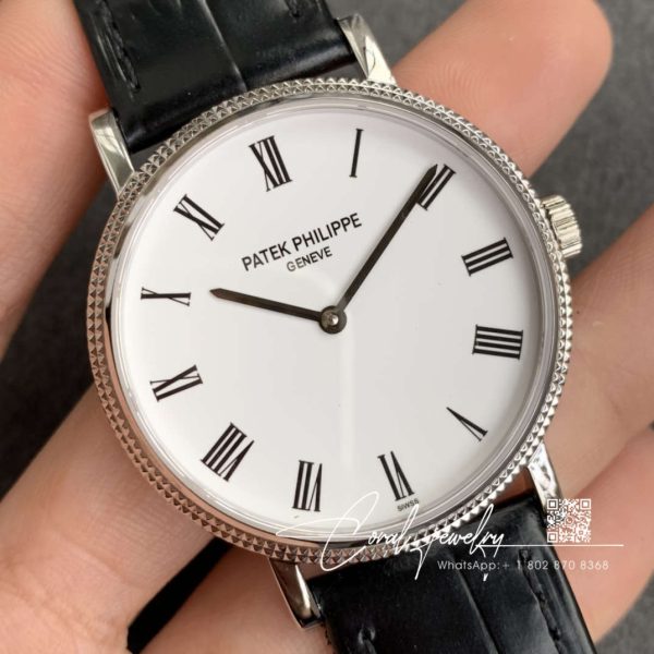 Replica Patek Philippe Calatrava 5119g 002 White Dial (2)