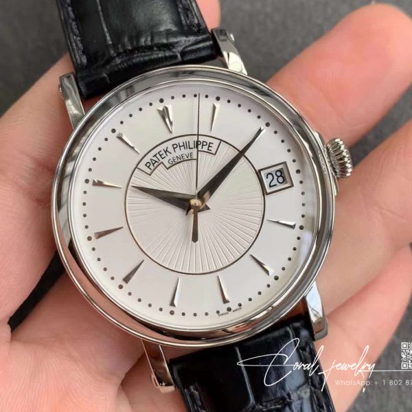 Replica Patek Philippe Calatrava 5153g 010 Zf Factory Black Strap (2)