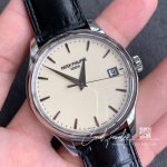 Replica Patek Philippe Calatrava Automatic Date White Dial Watch 5227 Zf Factory Flip Back Version (11)