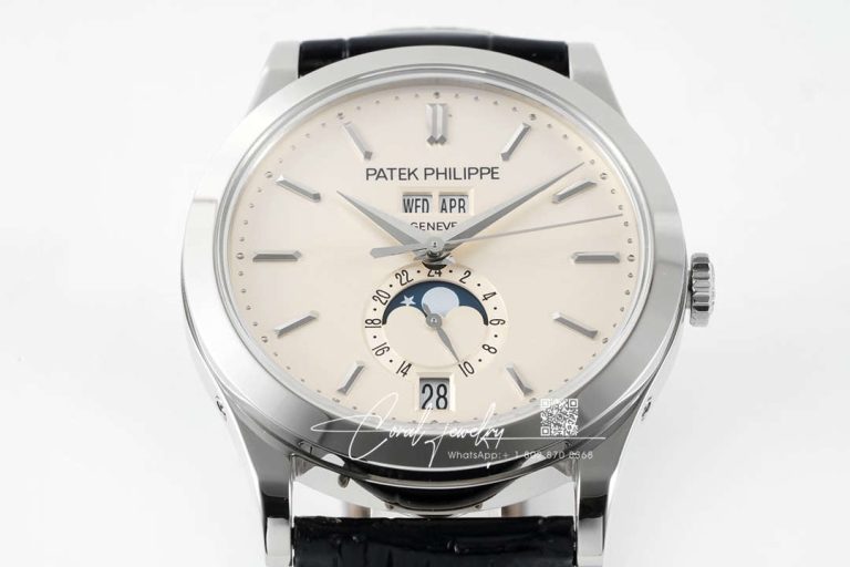 Replica Patek Philippe Complications Annual Calendar 5396g 011 Km Factory White Dial (2)