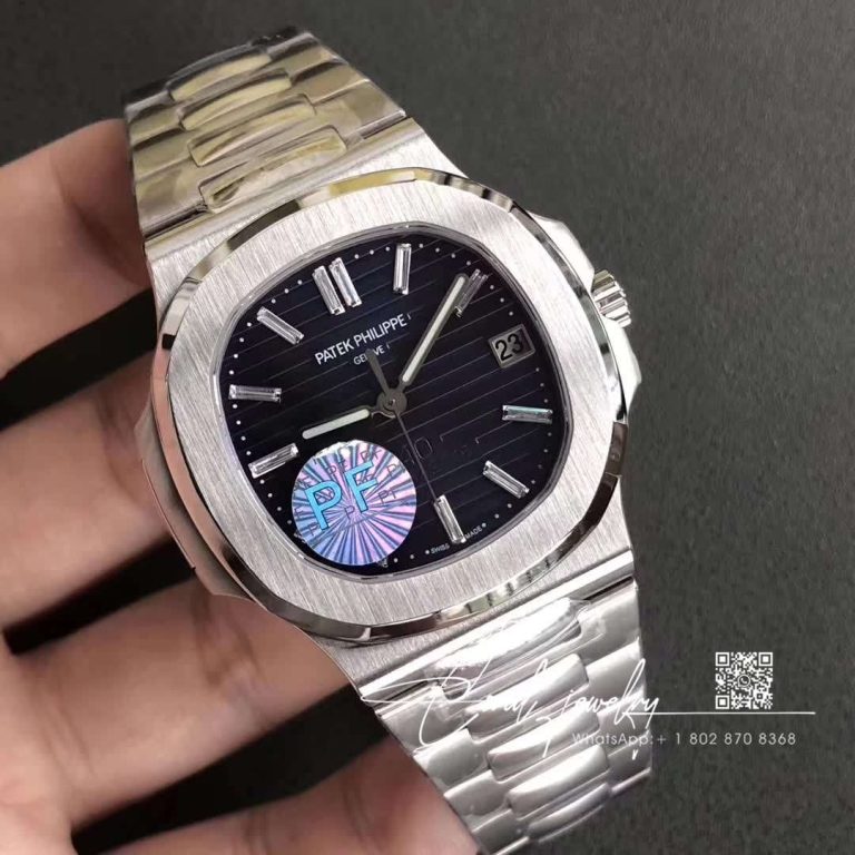 Replica Patek Philippe Nautilus 57111p Pf Factory Black Dial (2)