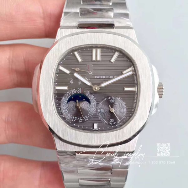 Replica Patek Philippe Nautilus 57121a 001 Pf Factory Gray Dial (1)