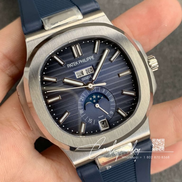 Replica Patek Philippe Nautilus 57261a 014 Gr Factory Blue Strap (2)