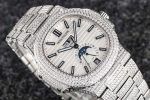 Replica Patek Philippe Nautilus 57261a 014 R8 Factory Diamond Watch (4)