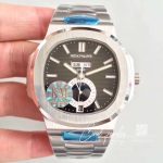 Replica Patek Philippe Nautilus Annual Calendar Moonphase 5726a Km Factory V2 Black Dial (1)