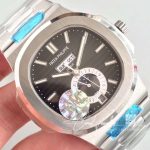 Replica Patek Philippe Nautilus Annual Calendar Moonphase 5726a Km Factory V2 Black Dial (4)