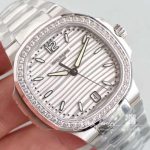 Replica Patek Philippe Nautilus Ladies 70181a 010 Pf Factory White Dial (4)