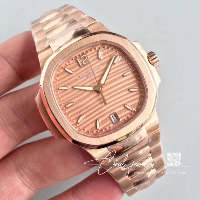 Replica Patek Philippe Nautilus Ladies 7118 1r 010 Pf Factory Orange Dial (2)