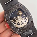 Replica Richard Mille Rm 011 Kv Factory Black Rubber Strap (7)