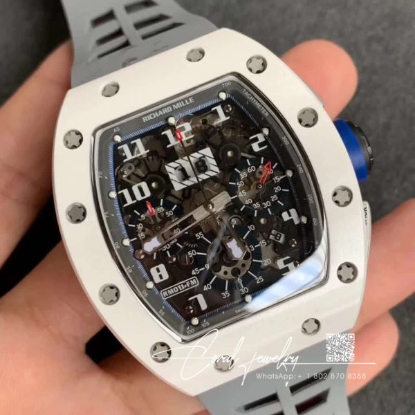 Replica Richard Mille Rm 011 Kv Factory Grey Case (2)