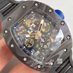 Replica Richard Mille Rm 011 Kv Factory Rubber Strap (4)