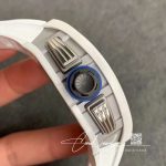 Replica Richard Mille Rm 011 Kv Factory White Rubber Strap (4)