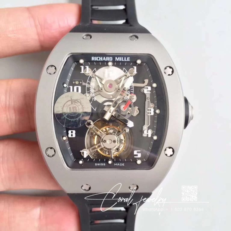 Replica Richard Mille Rm001 Tourbillon Jb Factory Black Dial (1)