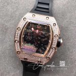 Replica Richard Mille Rm011 Rg5423 Felipe Massa Kv Factory Rose Gold Diamond Bezel (6)