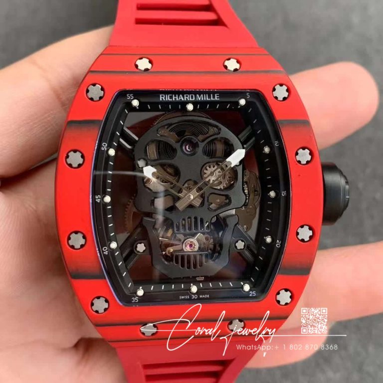 Replica Richard Mille Rm052 01 Tourbillon Jb Factory Red Ceramic (1)