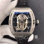 Replica Richard Mille Rm052 Zf Factory Silver Skull Dial (1)