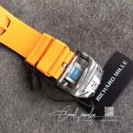 Replica Richard Mille Rm11 03 Kv Factory Orange Rubber Strap (6)