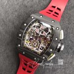 Replica Richard Mille Rm11 03 Kv Factory Rubber Strap (9)