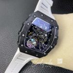 Replica Richard Mille Rm12 01 Tourbillon Kv Factory White Carbon Fiber Case (7)