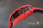 Replica Richard Mille Rm12 01 Tourbillon Rm Factory Red Carbon Fiber (6)