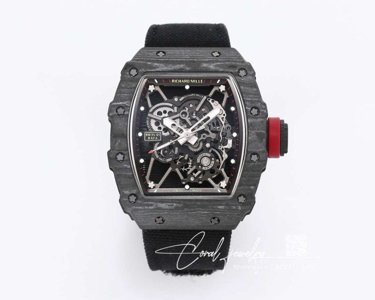 Replica Richard Mille Rm35 01 Bbr Factory Black Carbon Fiber (1)