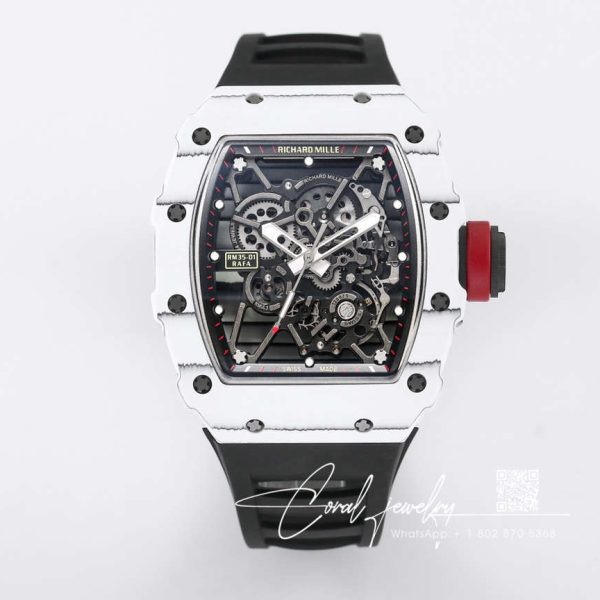 Replica Richard Mille Rm35 01 Bbr Factory Black Fabric Strap (1)