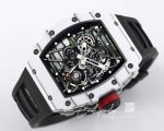 Replica Richard Mille Rm35 01 Bbr Factory Black Fabric Strap (3)