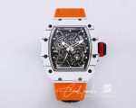 Replica Richard Mille Rm35 01 Bbr Factory Orange Fabric Strap (1)