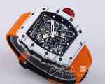 Replica Richard Mille Rm35 01 Bbr Factory Orange Fabric Strap (2)