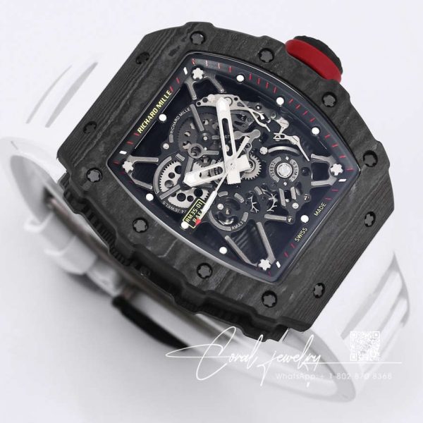 Replica Richard Mille Rm35 01 Bbr Factory Skeleton Dial Rubber Strap (2)