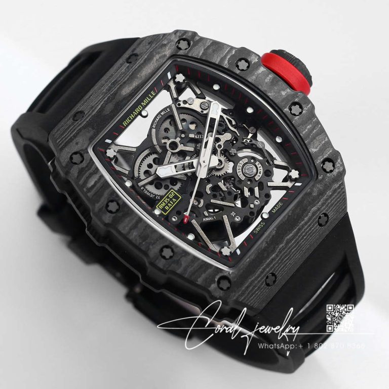 Replica Richard Mille Rm35 02 Bbr Factory Black Carbon Fiber Case (2)